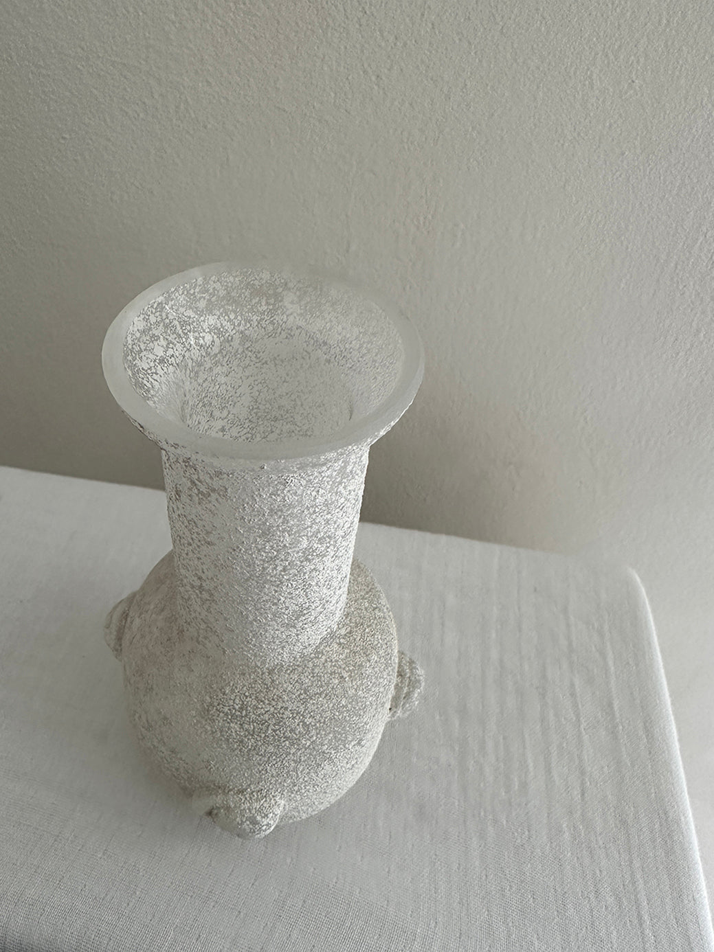 Vintage Murano Scavo glass vase II