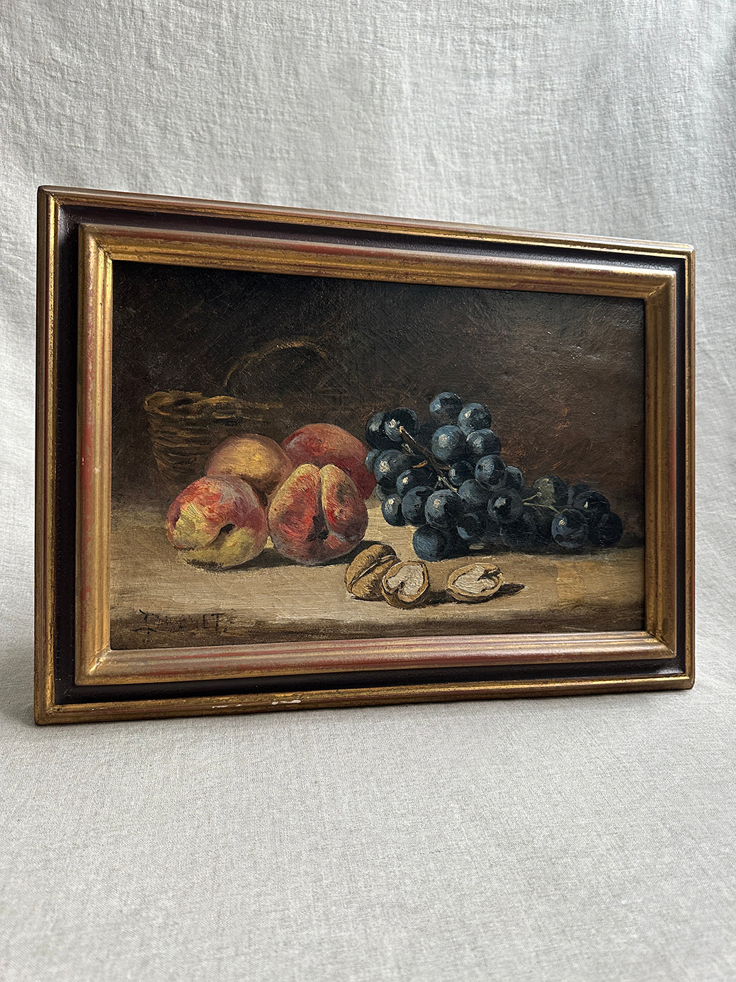 Antique still life painting