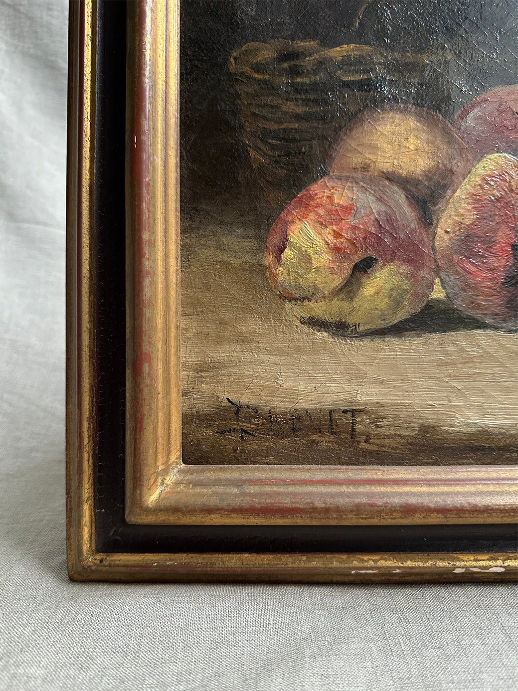 Antique still life painting